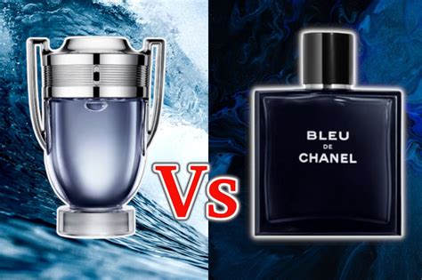 blue chanel edp vs invictus